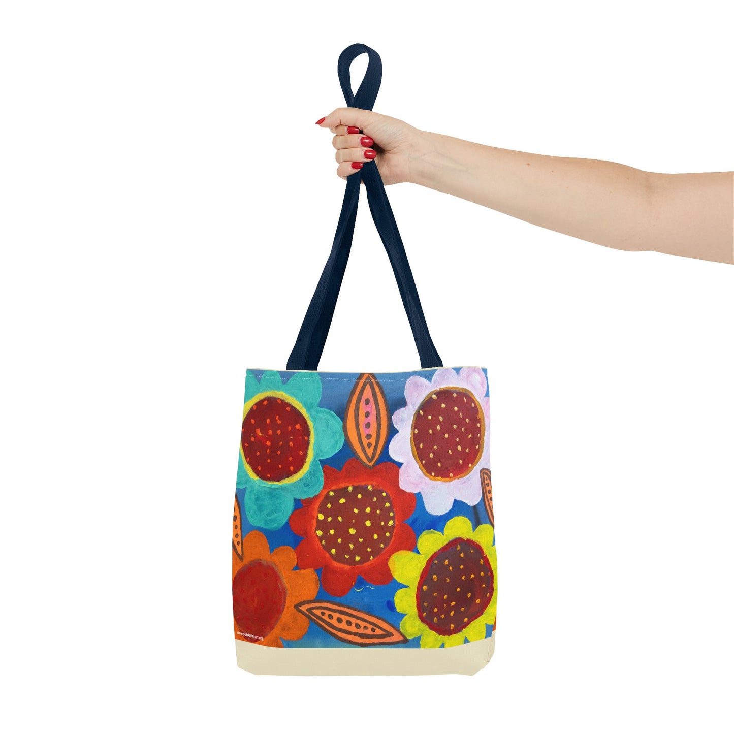 Canvas Tote Bag - Spring Flowers by Fernando Segovia - Bold Flower Painting