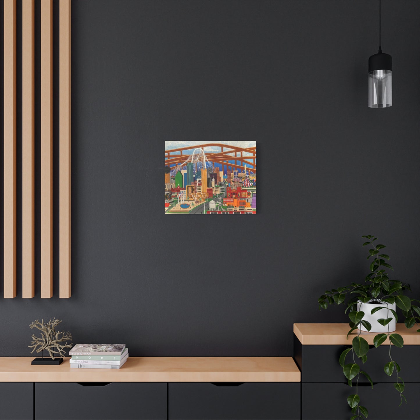 Canvas Print - Dallas by Leon Pollard - Dallas Landmarks and Cityscape