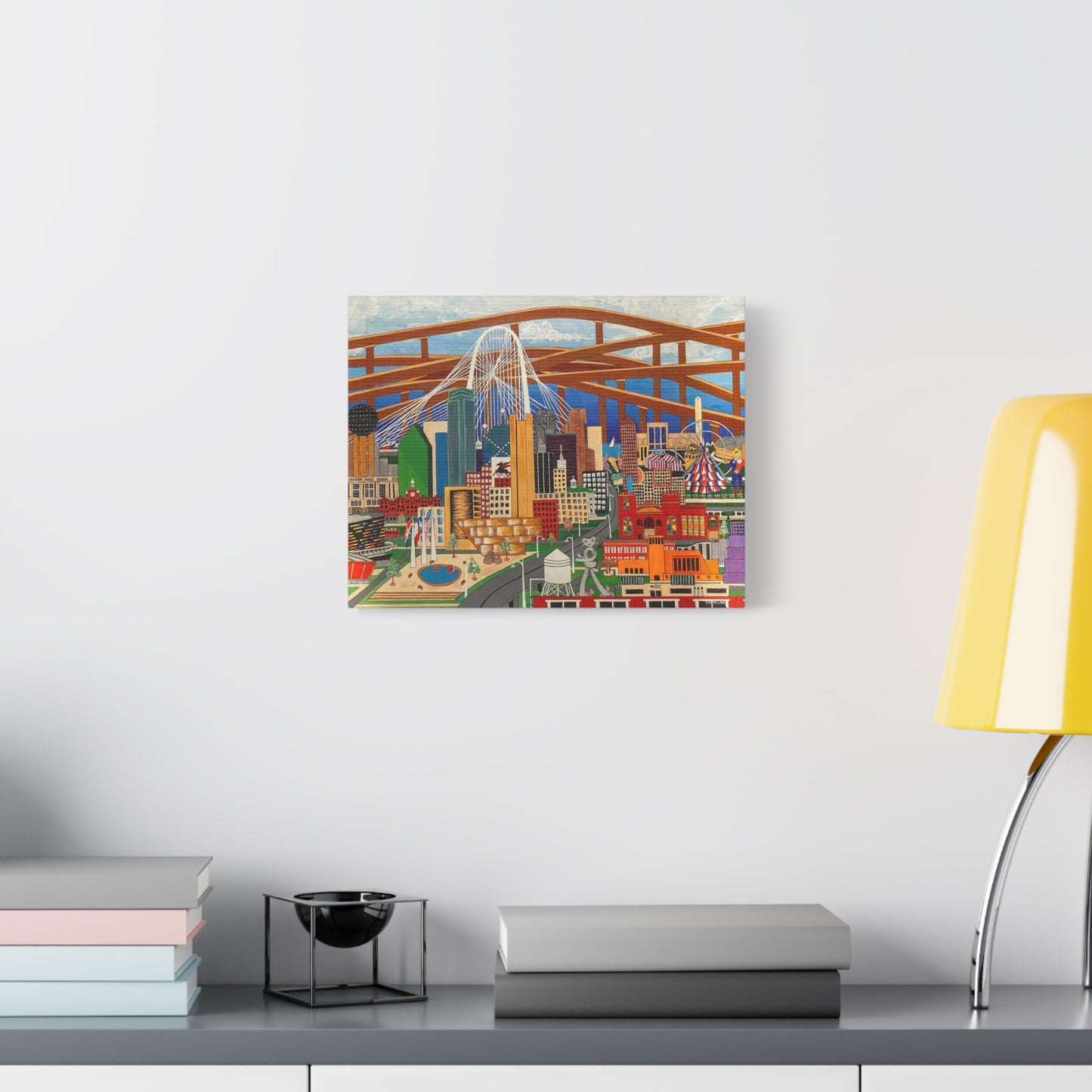 Canvas Print - Dallas by Leon Pollard - Dallas Landmarks and Cityscape