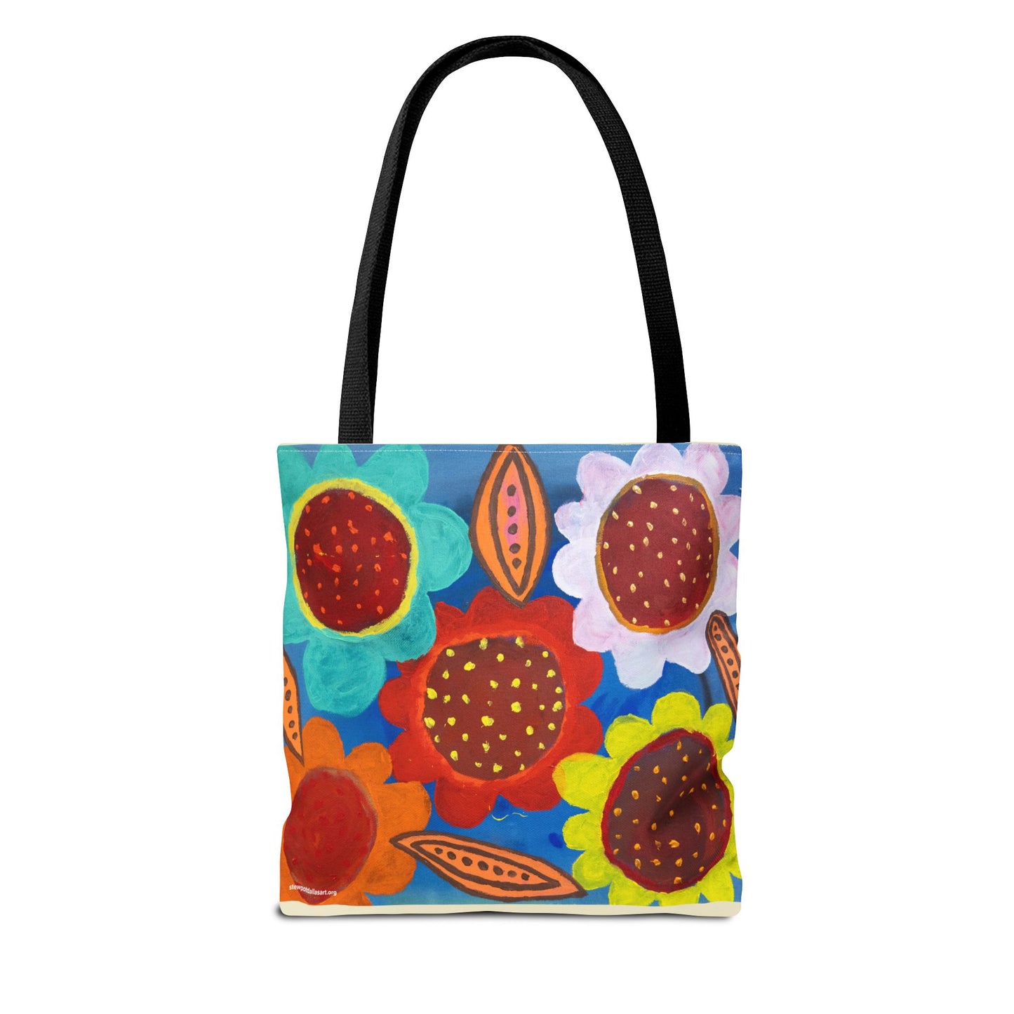 Canvas Tote Bag - Spring Flowers by Fernando Segovia - Bold Flower Painting
