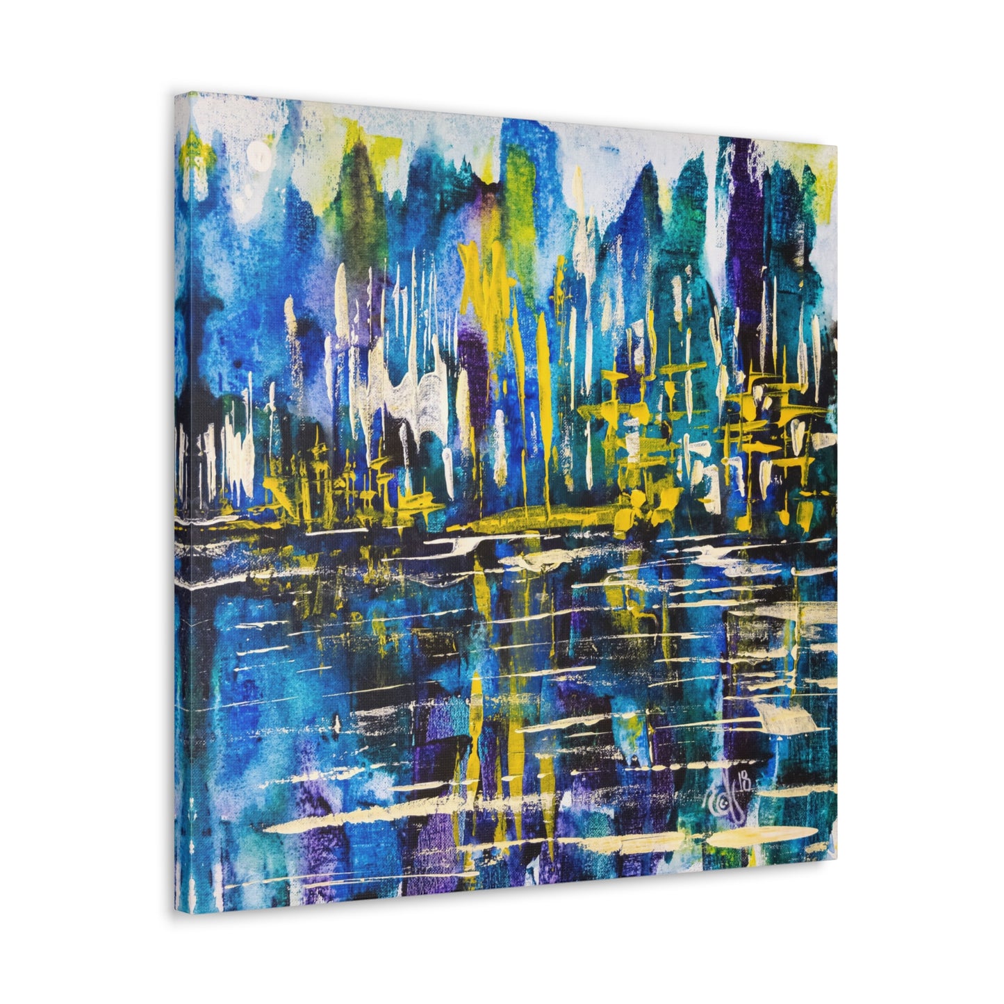 Canvas Print - Reflections by Edwin Fuller - Abstract Landscape and Water