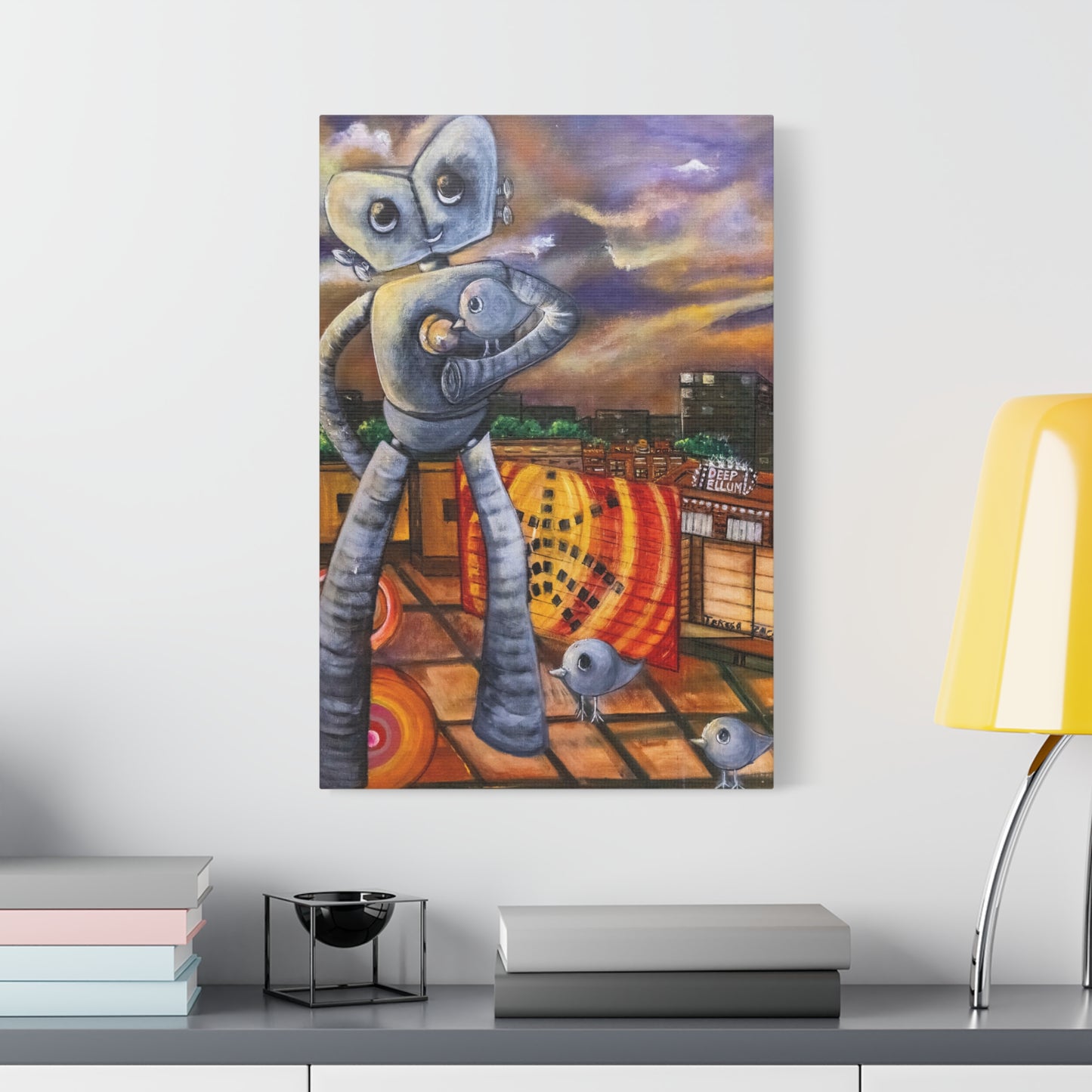 Canvas Print - A Sunset Journey by Teresa Zacarias