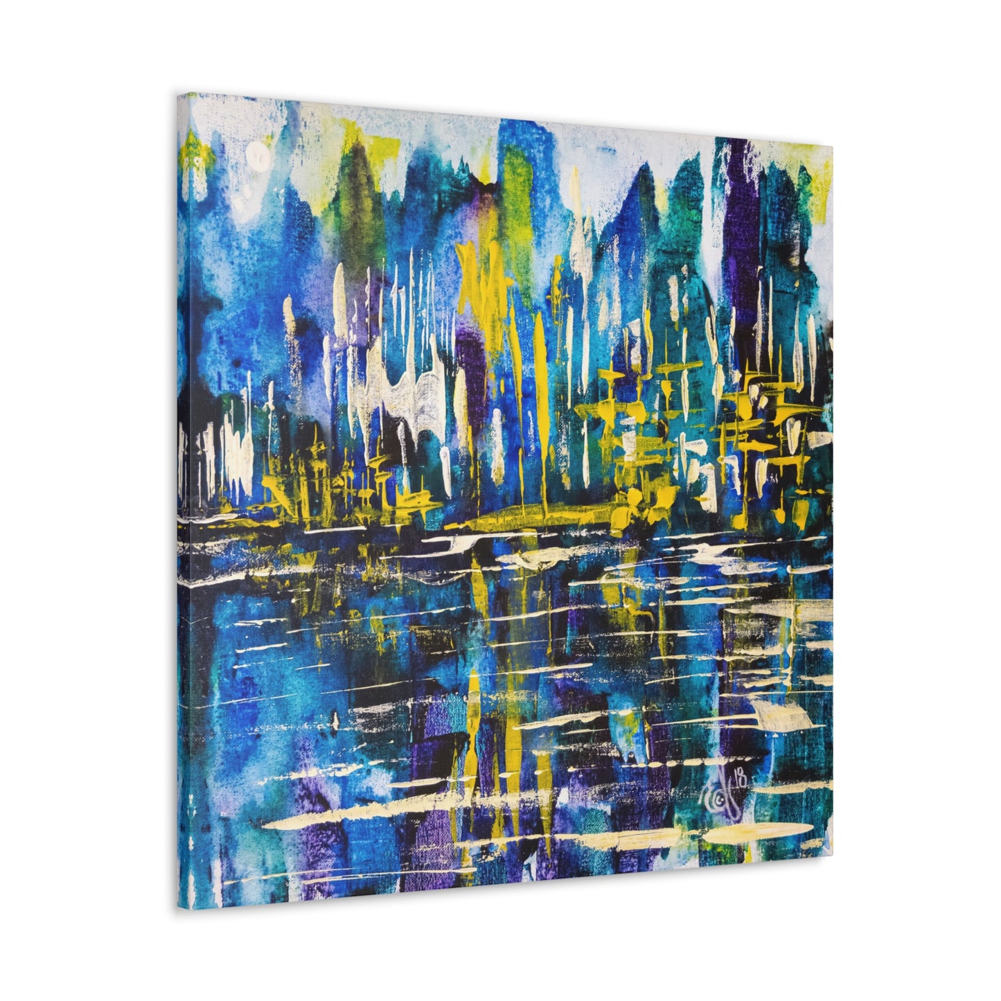 Canvas Print - Reflections by Edwin Fuller - Abstract Landscape and Water