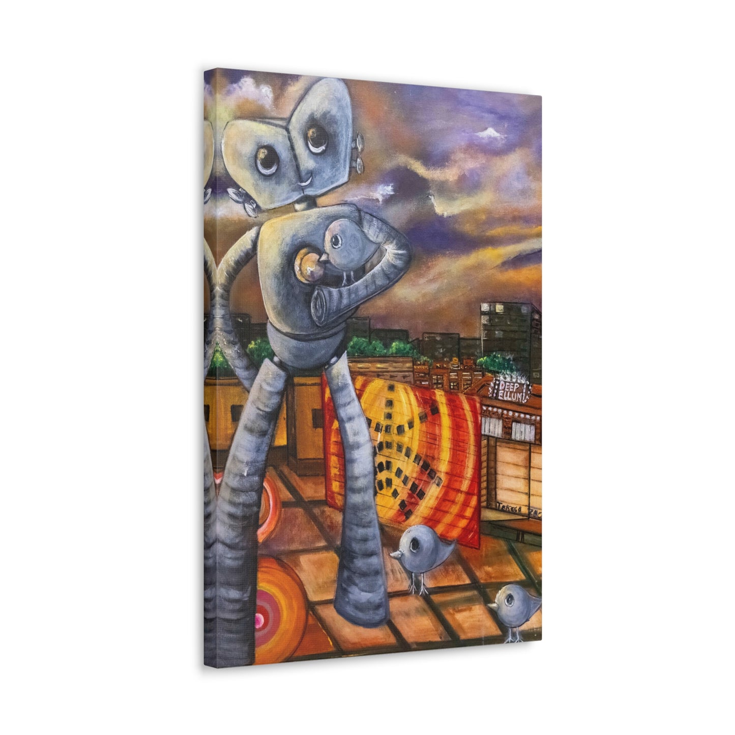 Canvas Print - A Sunset Journey by Teresa Zacarias