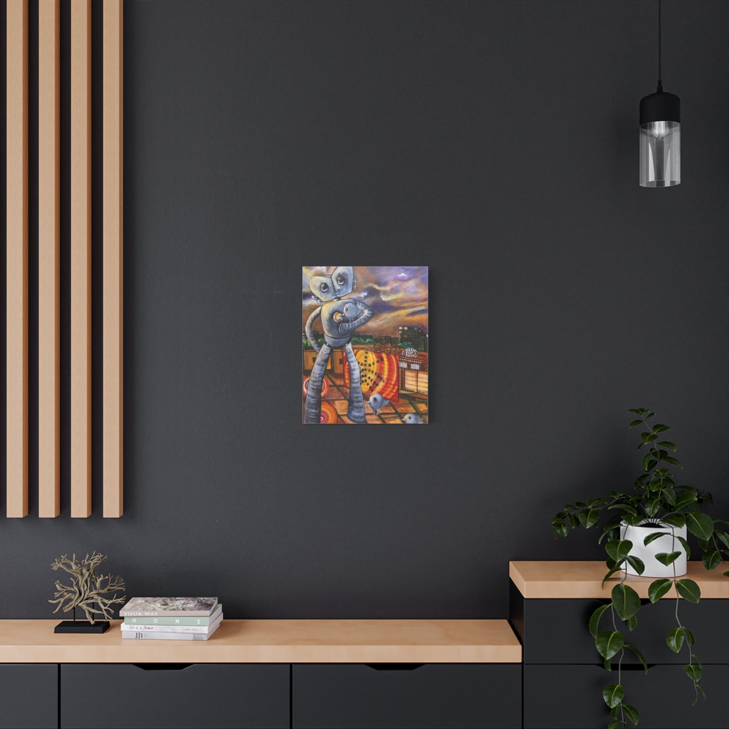 Canvas Print - A Sunset Journey by Teresa Zacarias