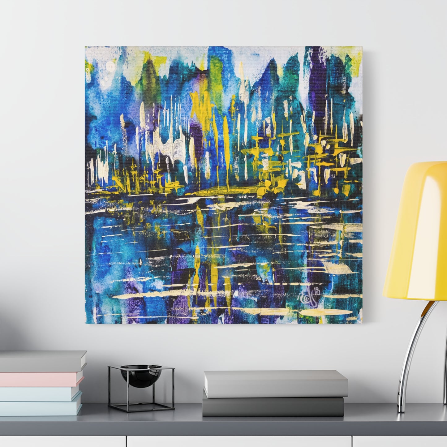 Canvas Print - Reflections by Edwin Fuller - Abstract Landscape and Water