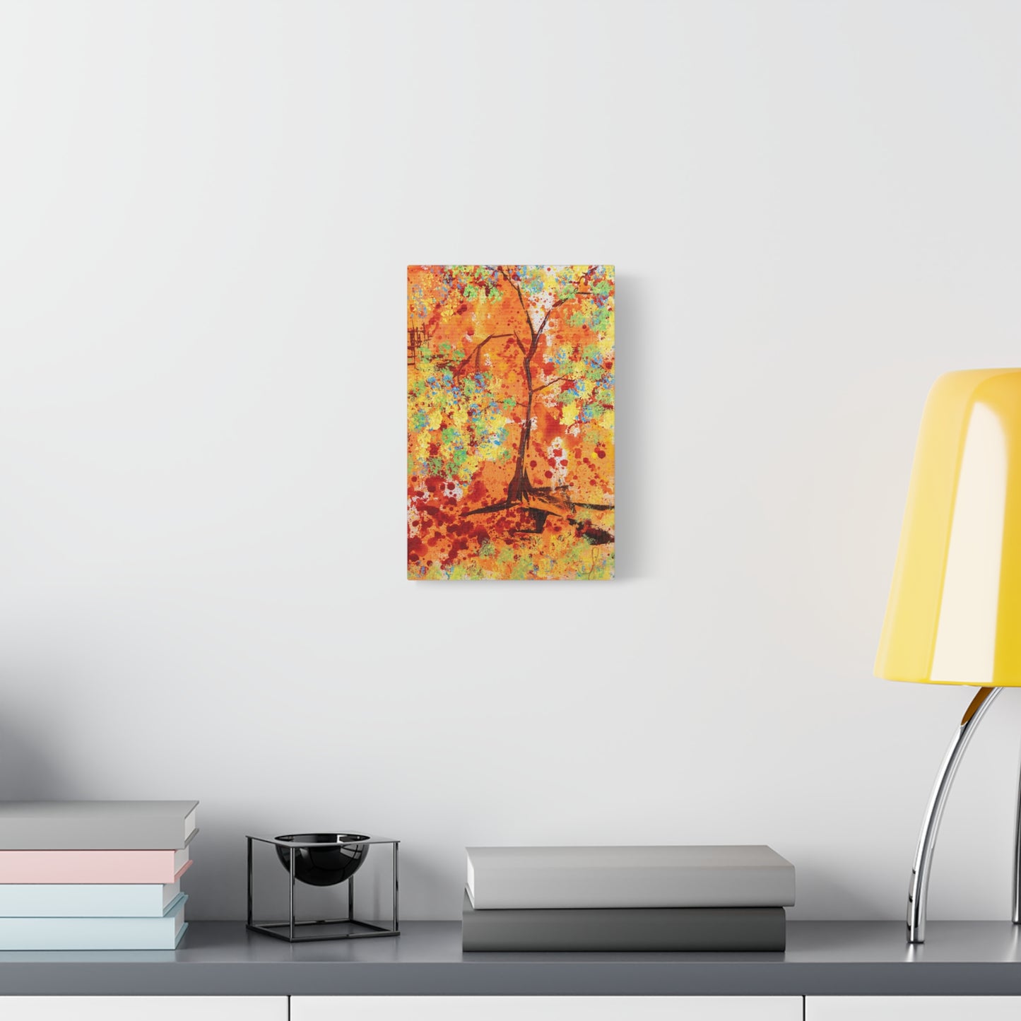 Canvas Print - A Spring Scene from Edwin Fuller - Abstract Tree and Foliage