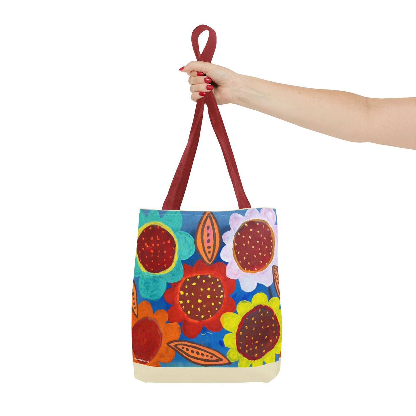 Canvas Tote Bag - Spring Flowers by Fernando Segovia - Bold Flower Painting