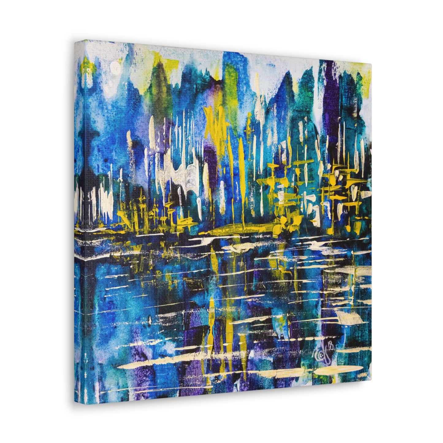 Canvas Print - Reflections by Edwin Fuller - Abstract Landscape and Water