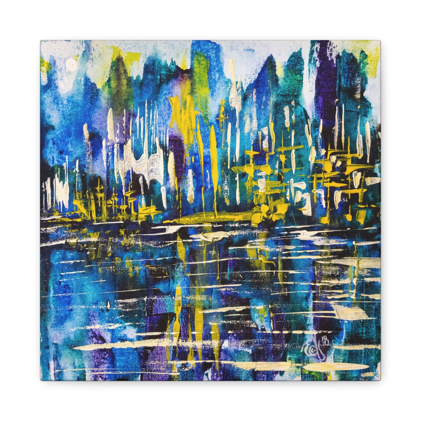 Canvas Print - Reflections by Edwin Fuller - Abstract Landscape and Water