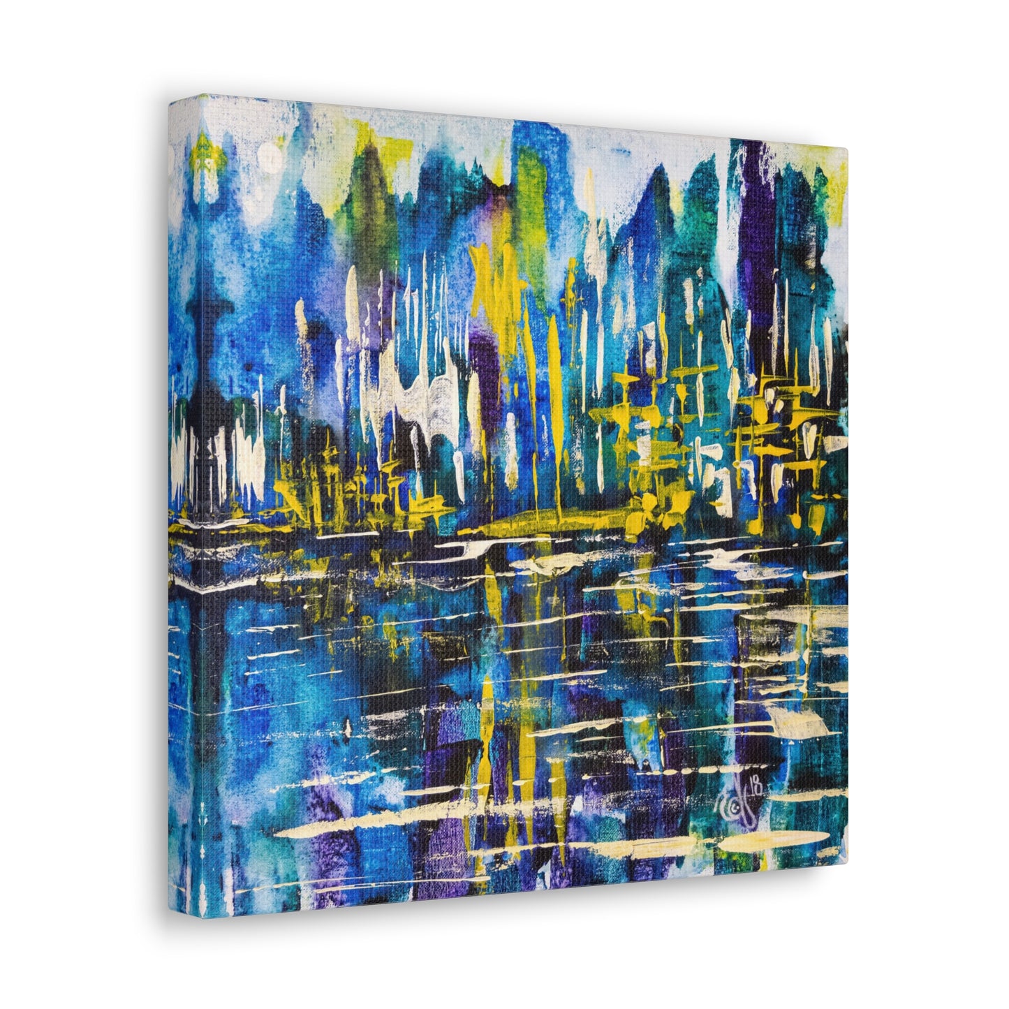 Canvas Print - Reflections by Edwin Fuller - Abstract Landscape and Water