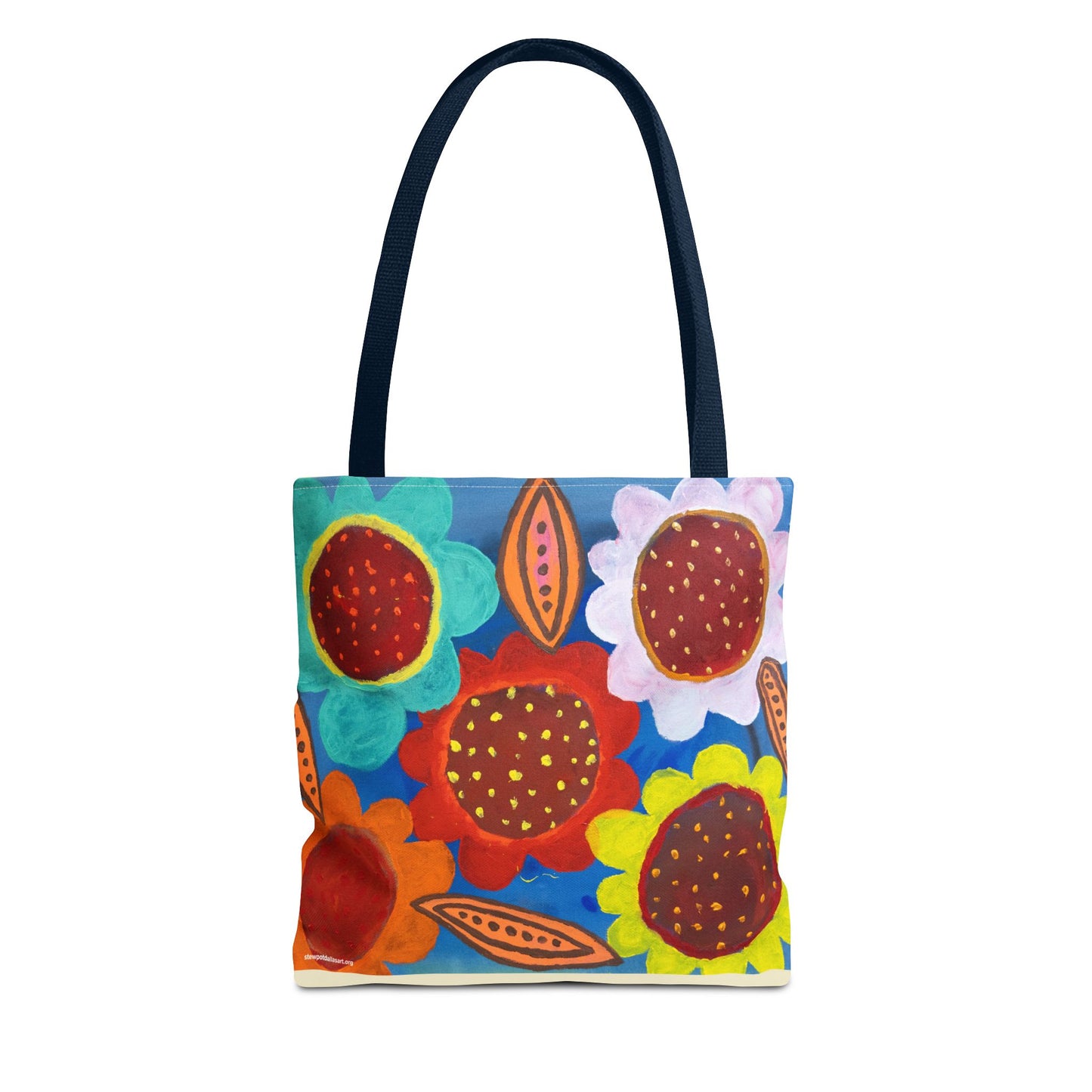 Canvas Tote Bag - Spring Flowers by Fernando Segovia - Bold Flower Painting