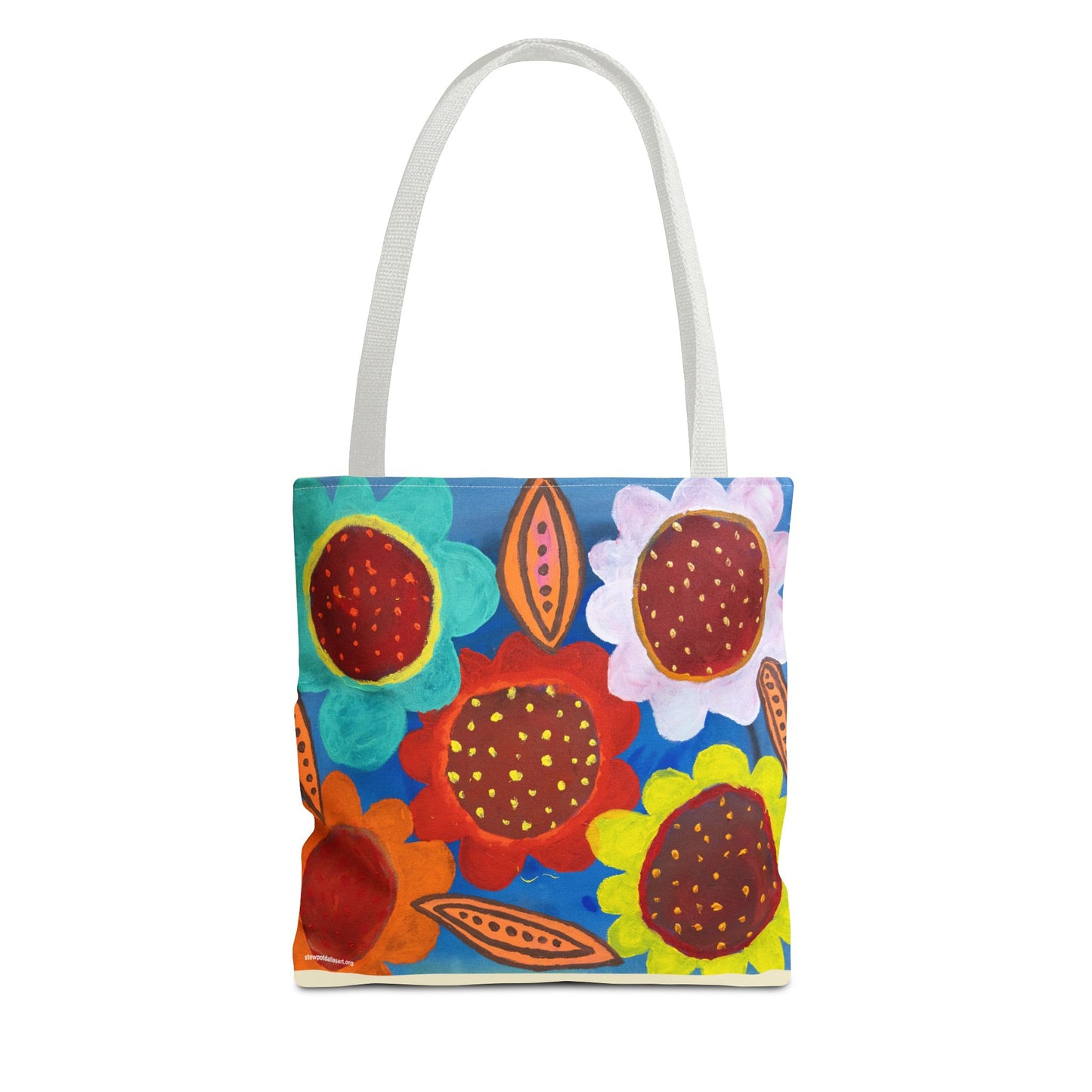 Canvas Tote Bag - Spring Flowers by Fernando Segovia - Bold Flower Painting
