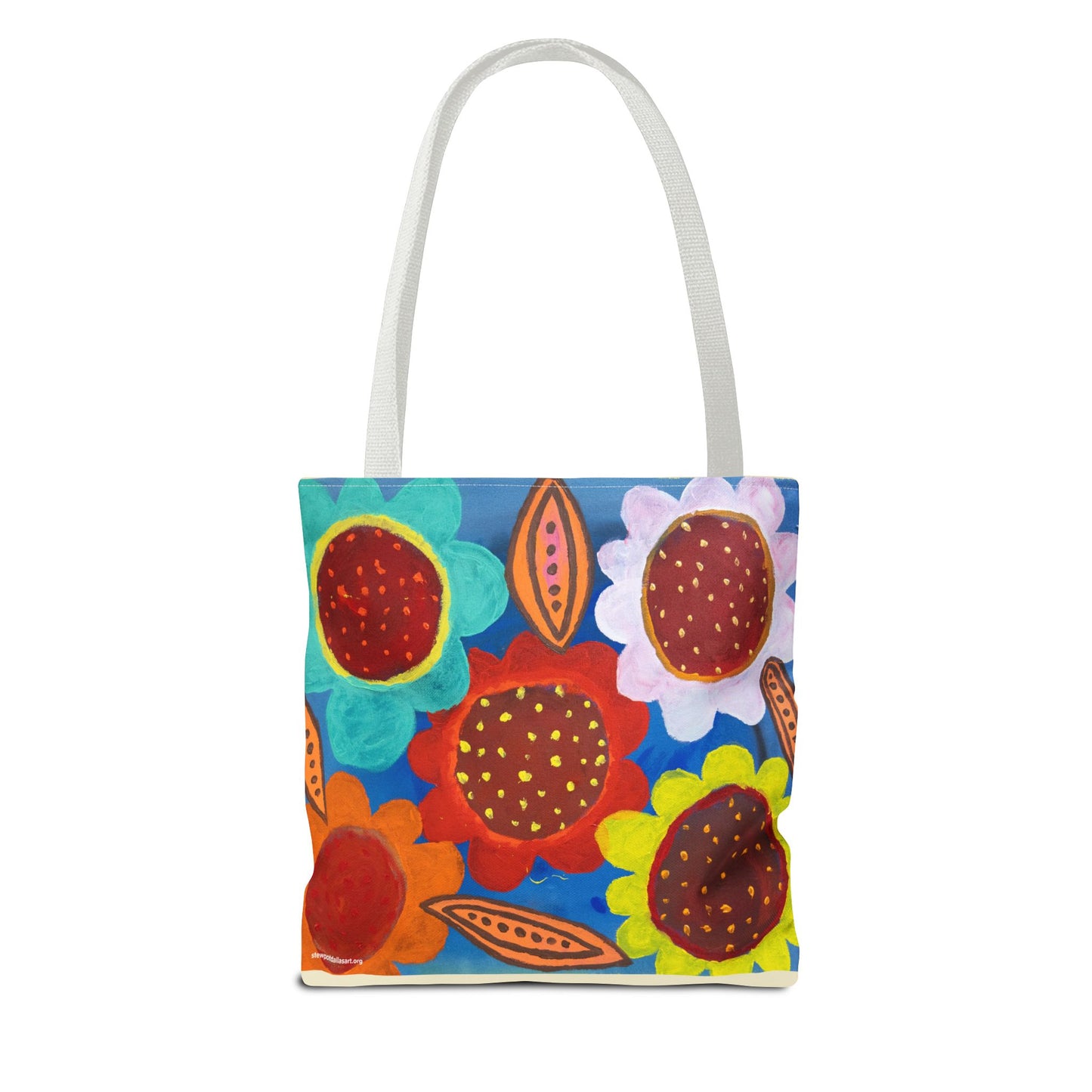 Canvas Tote Bag - Spring Flowers by Fernando Segovia - Bold Flower Painting