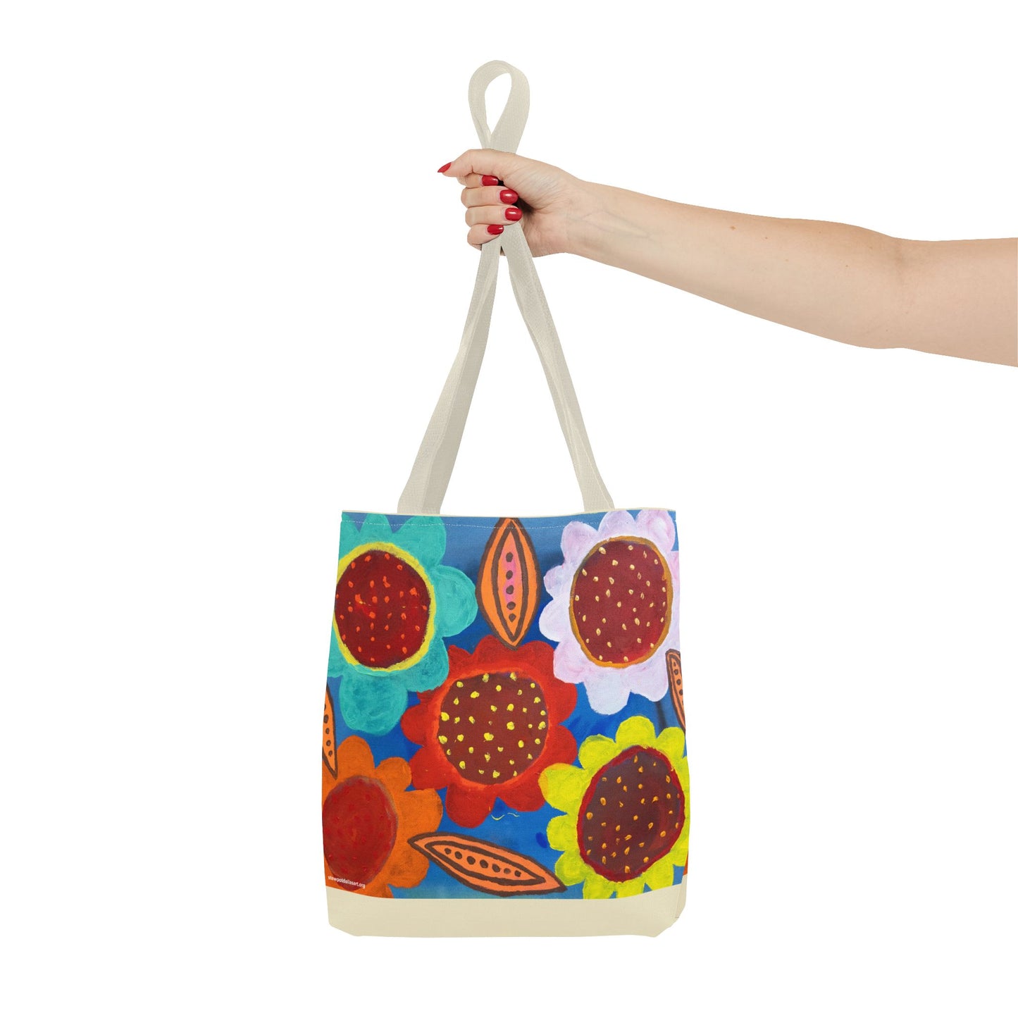 Canvas Tote Bag - Spring Flowers by Fernando Segovia - Bold Flower Painting