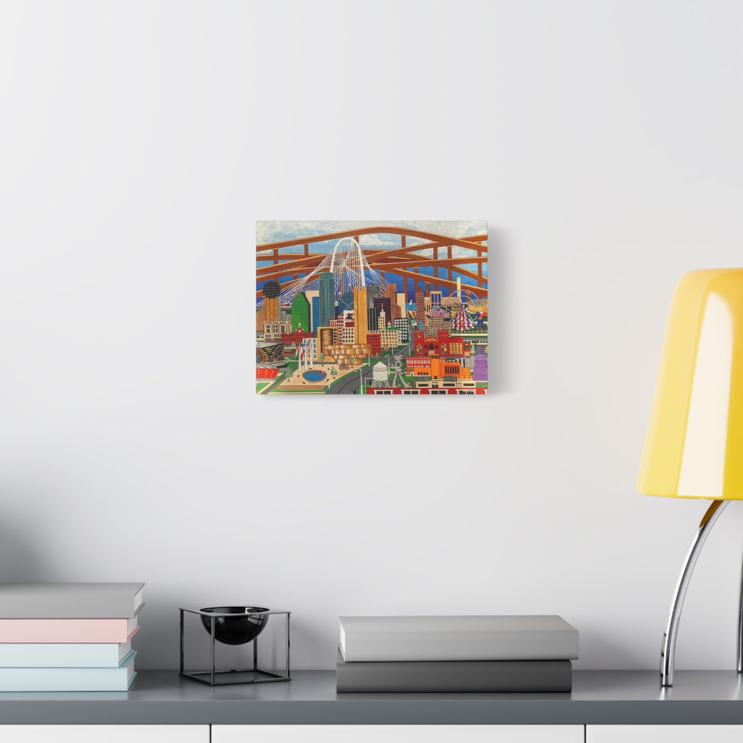 Canvas Print - Dallas by Leon Pollard - Dallas Landmarks and Cityscape