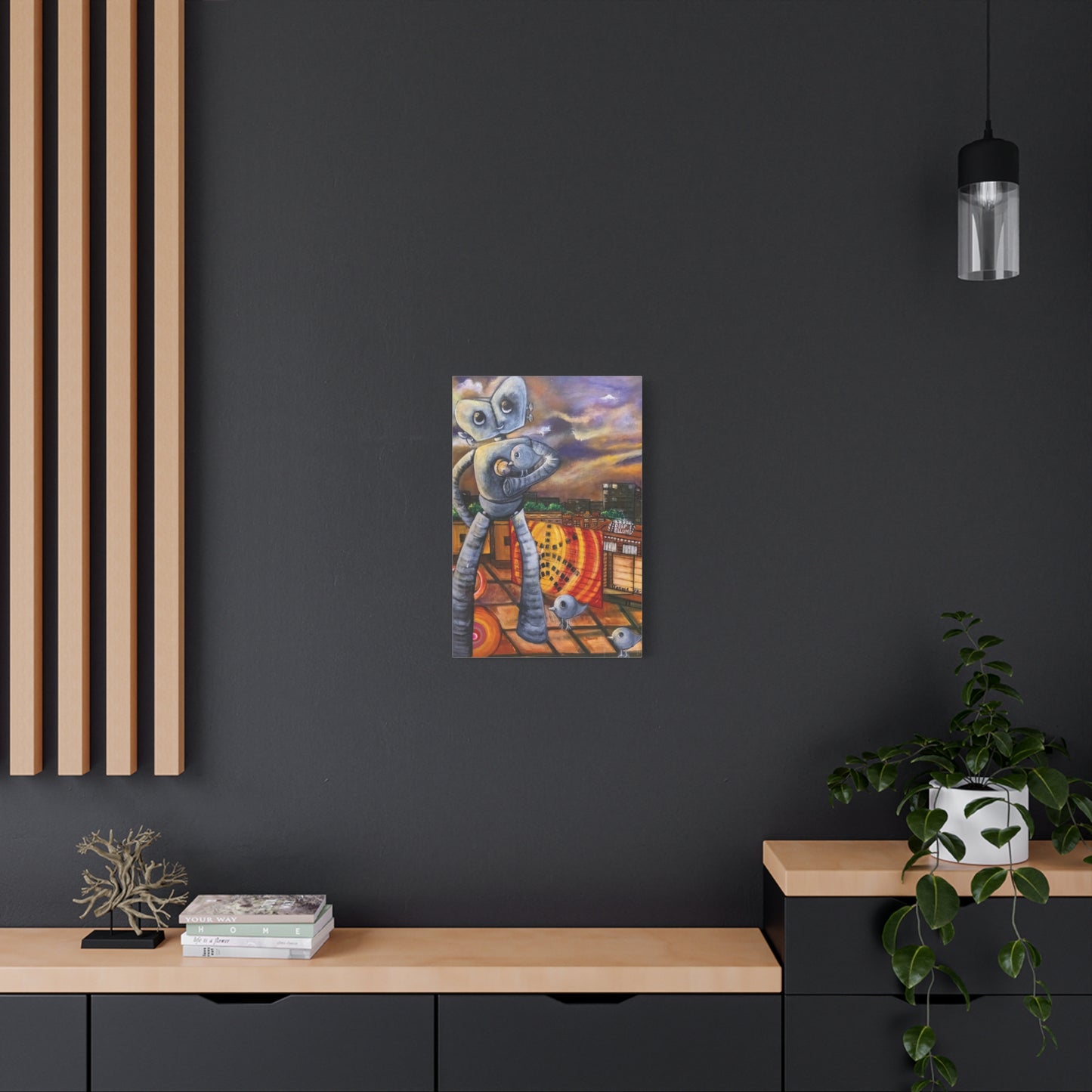 Canvas Print - A Sunset Journey by Teresa Zacarias