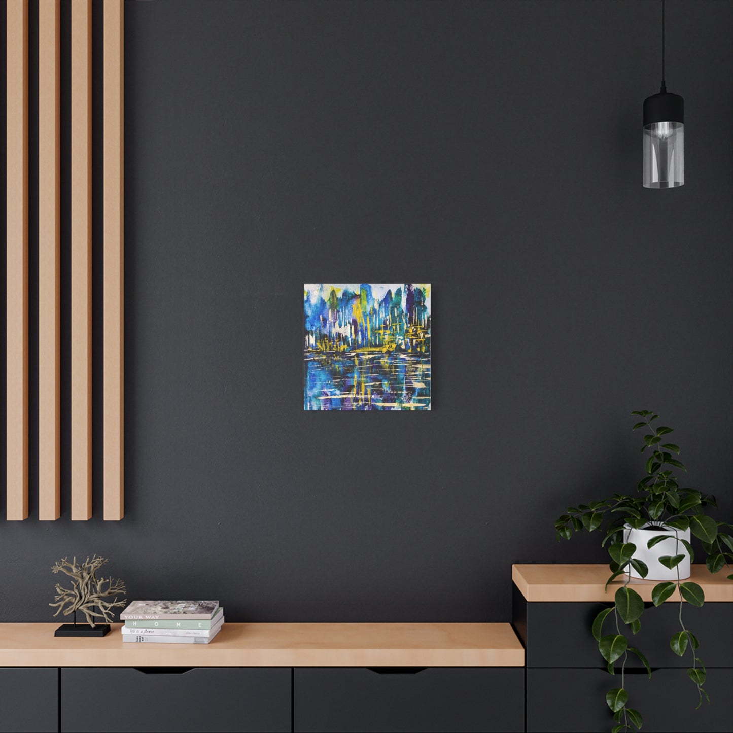 Canvas Print - Reflections by Edwin Fuller - Abstract Landscape and Water