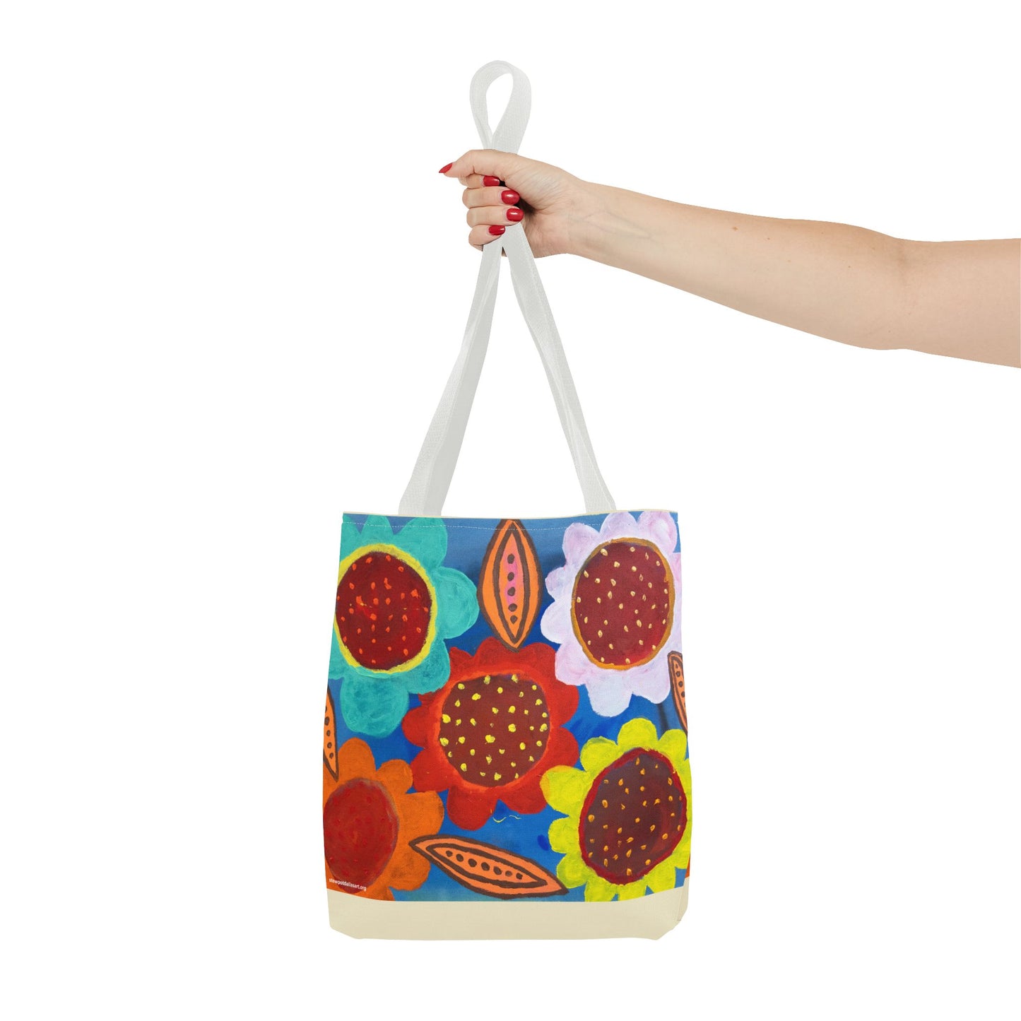 Canvas Tote Bag - Spring Flowers by Fernando Segovia - Bold Flower Painting