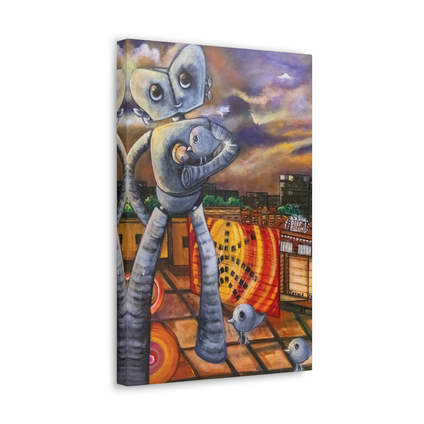 Canvas Print - A Sunset Journey by Teresa Zacarias