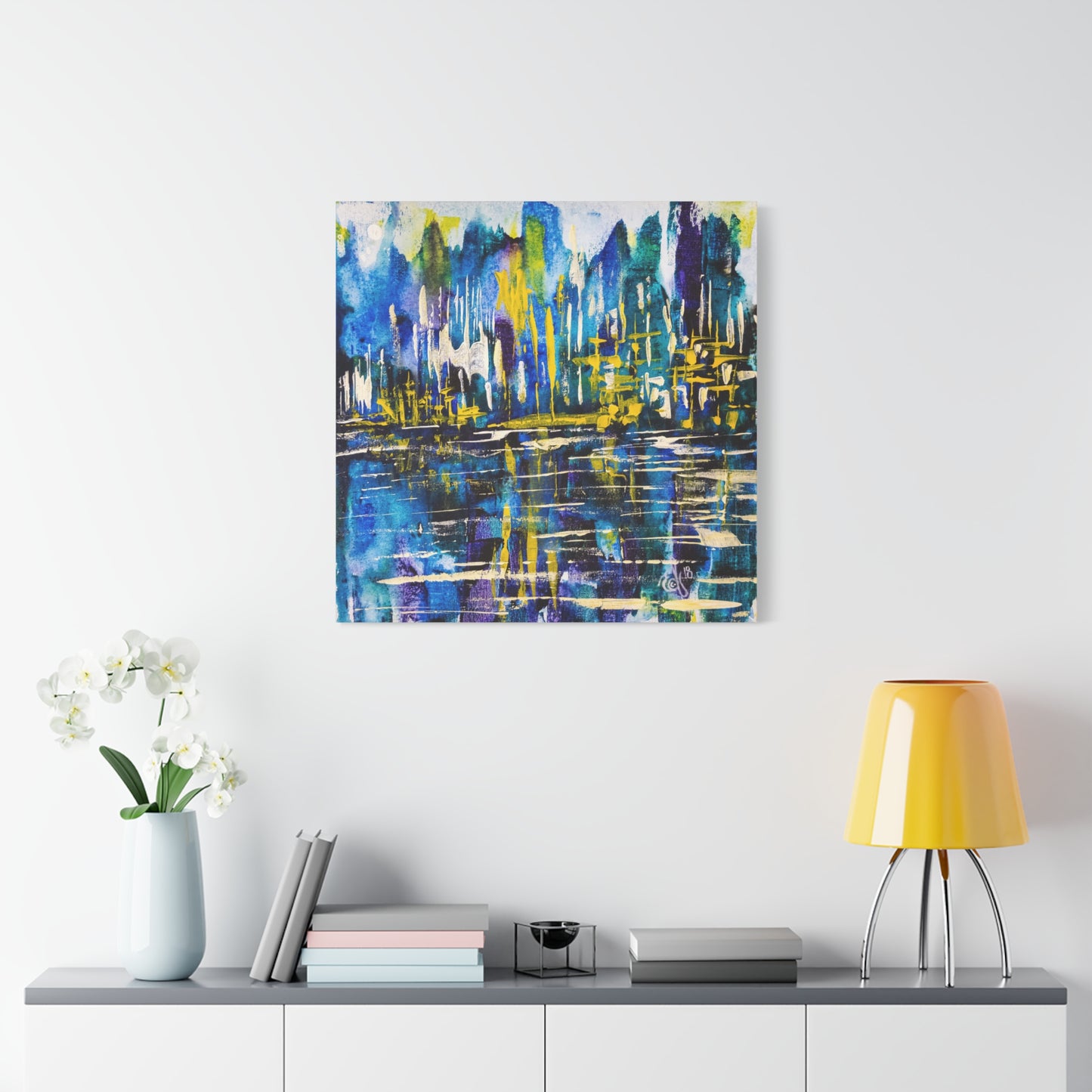 Canvas Print - Reflections by Edwin Fuller - Abstract Landscape and Water