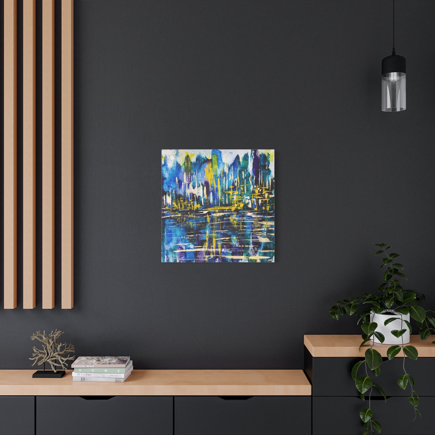 Canvas Print - Reflections by Edwin Fuller - Abstract Landscape and Water