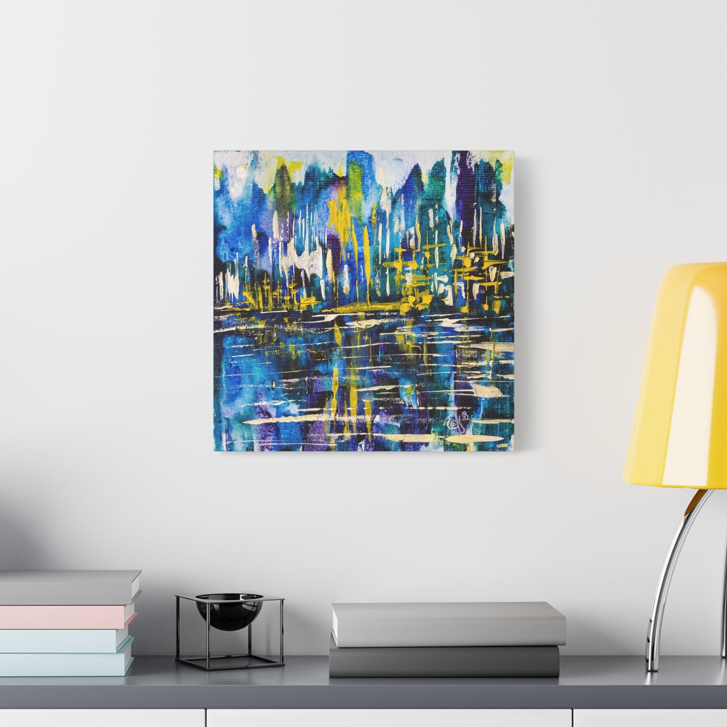 Canvas Print - Reflections by Edwin Fuller - Abstract Landscape and Water