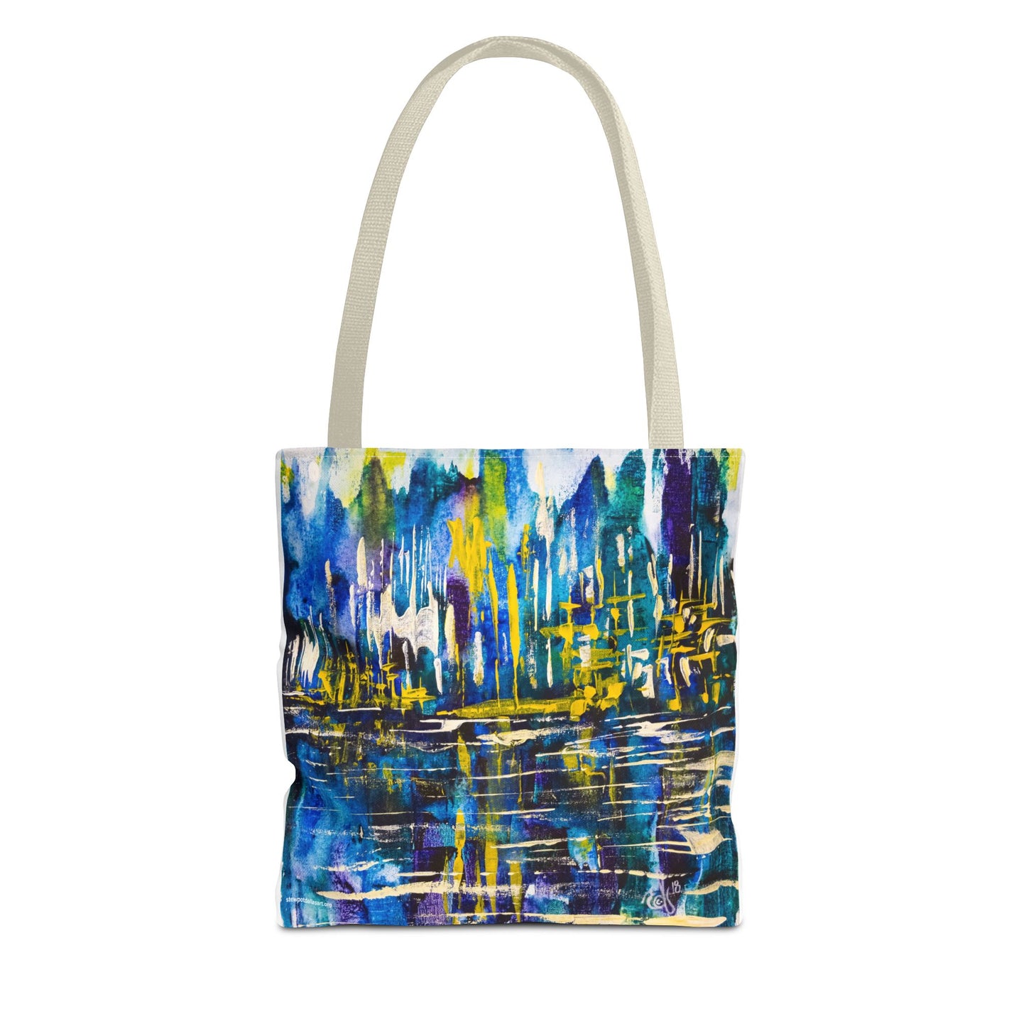Canvas Tote Bag - Reflections by Edwin Fuller - Landscape Cityscape and Water