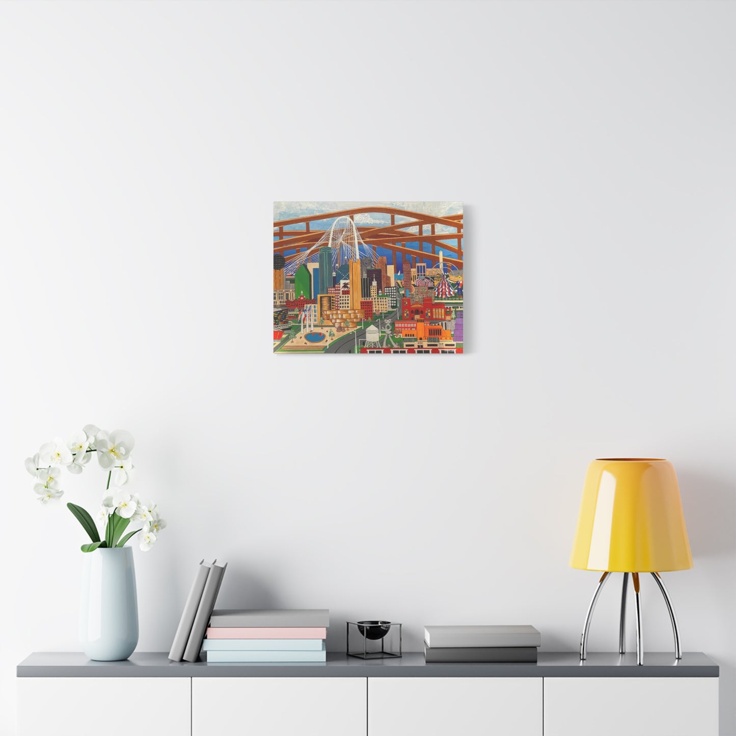 Canvas Print - Dallas by Leon Pollard - Dallas Landmarks and Cityscape
