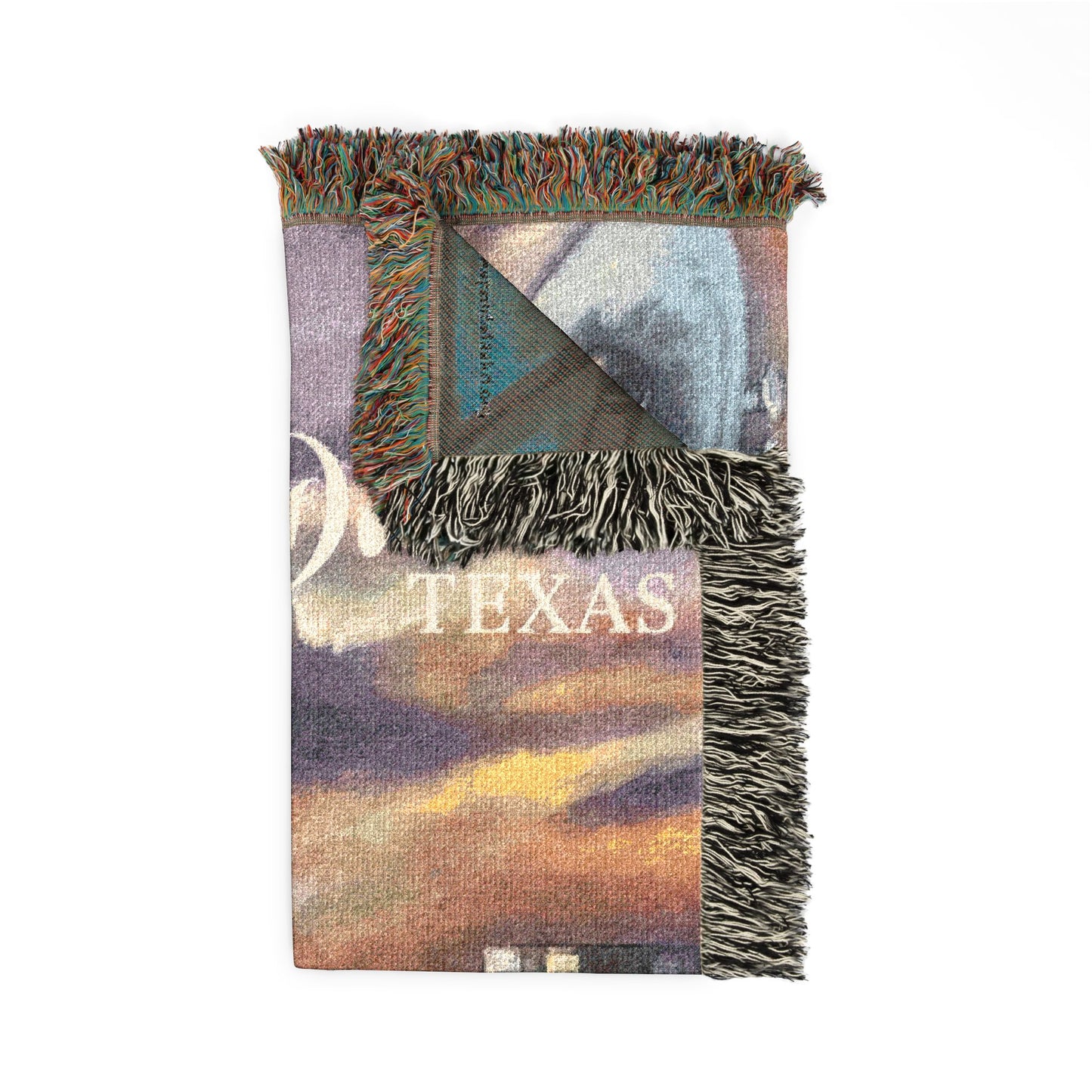 Traveling Man Woven Blanket | Deep Ellum, Dallas Texas Scene
