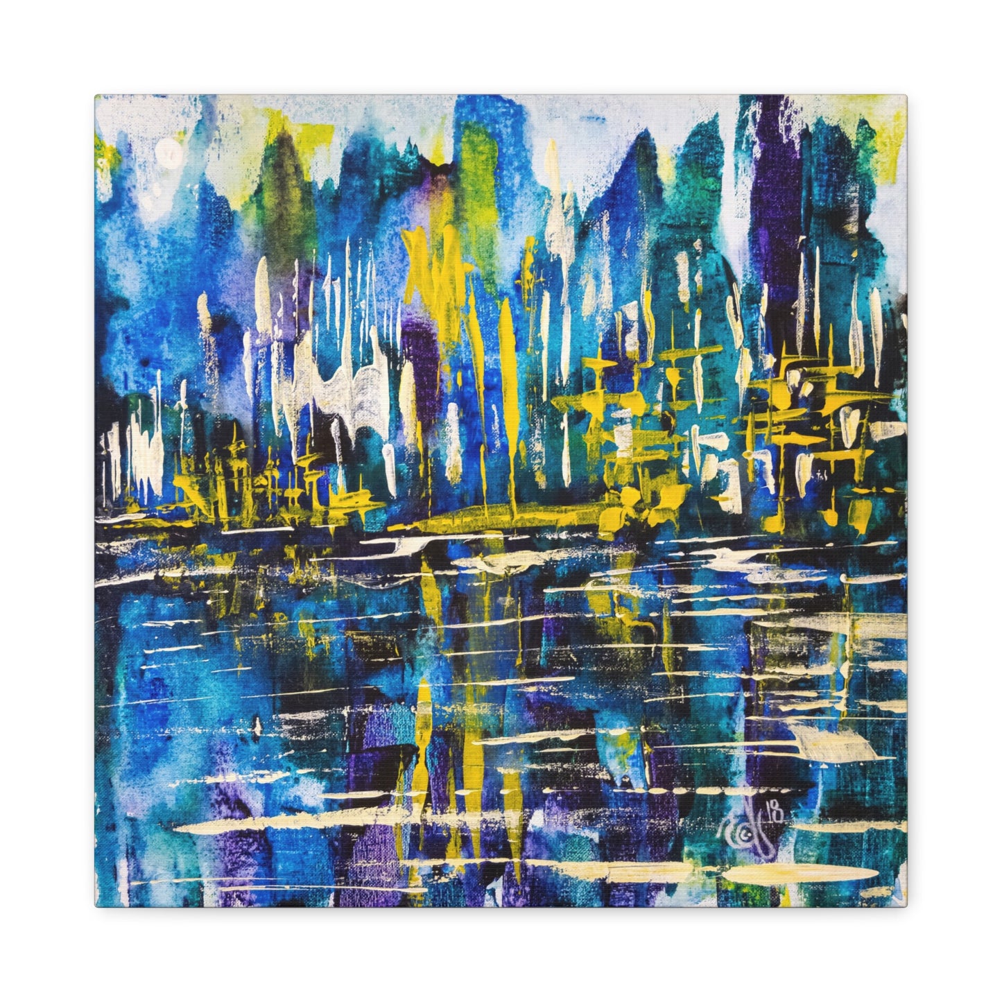 Canvas Print - Reflections by Edwin Fuller - Abstract Landscape and Water