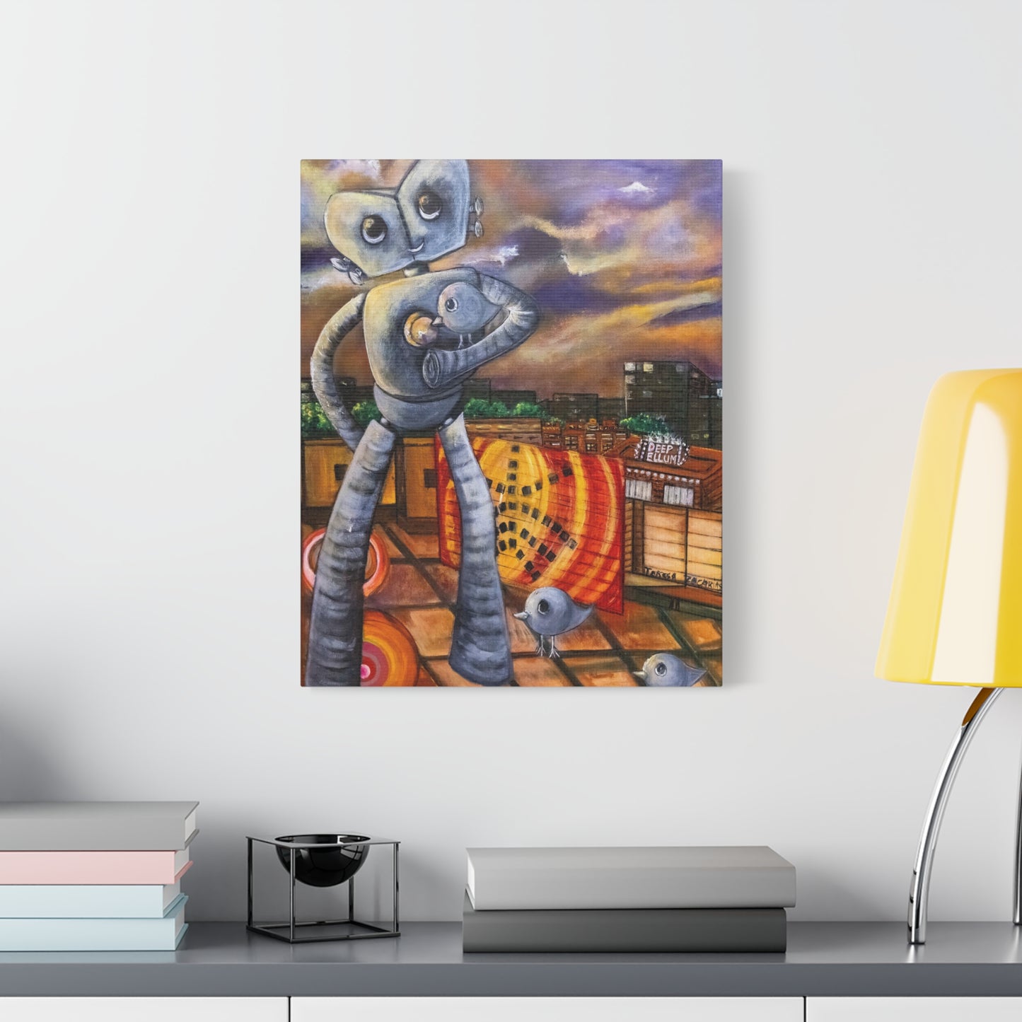 Canvas Print - A Sunset Journey by Teresa Zacarias