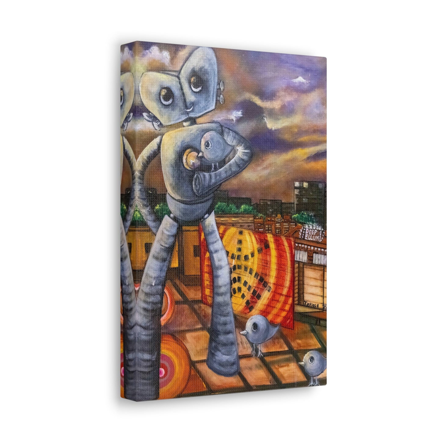 Canvas Print - A Sunset Journey by Teresa Zacarias